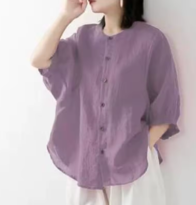 Blusa Manga Longa Viscose